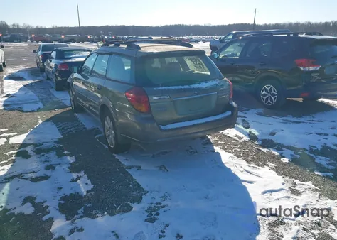 2007 Subaru Outback 2.5I z USA, uszkodzony, nr VIN 4S4BP61C277325312